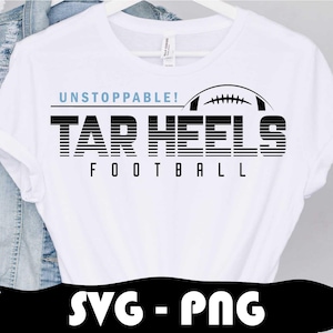 Tar Heels Football SVG et PNG, équipe sportive universitaire, mascotte Svg, en couches