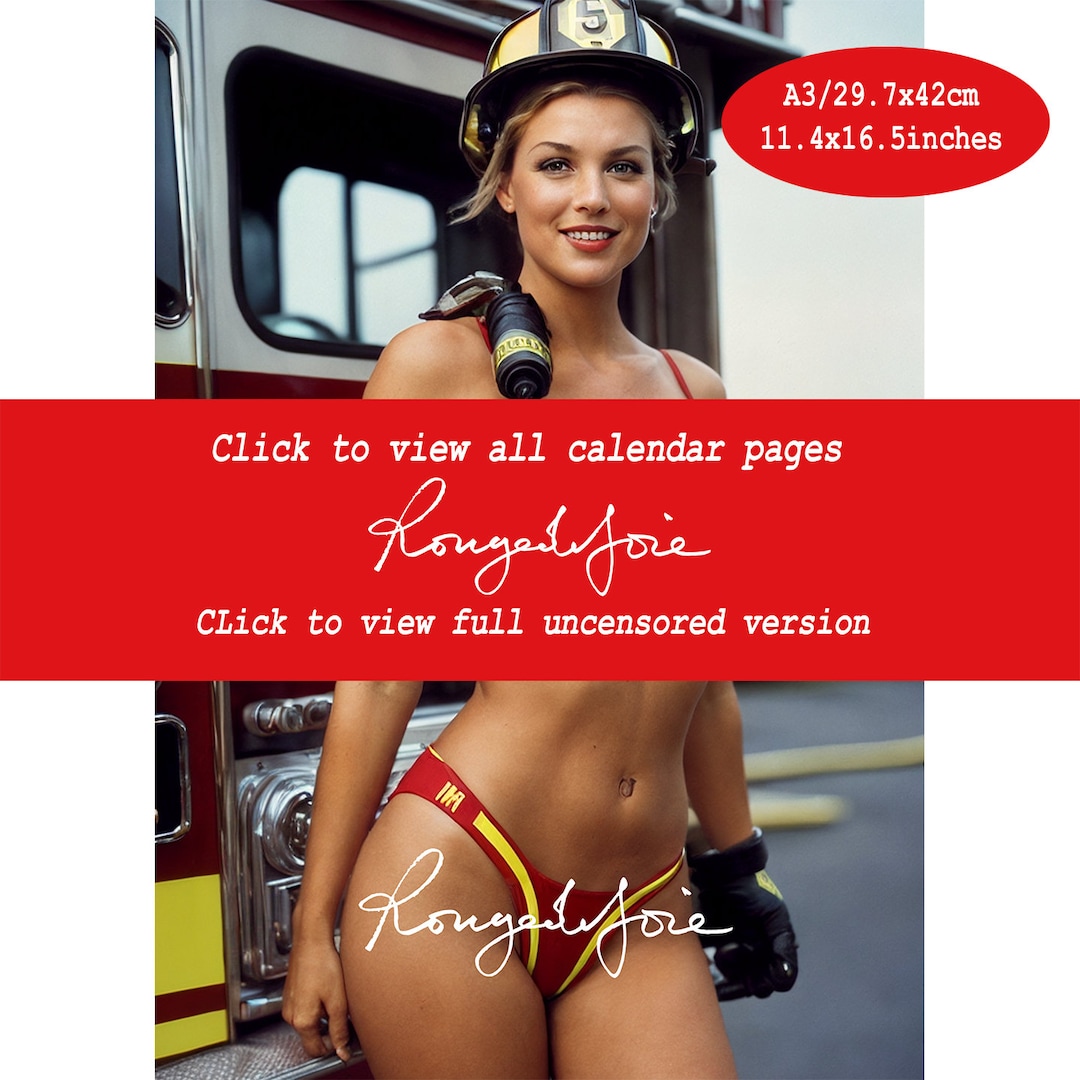 Hot 80'S Firefighters 2024 Chapter 1 Wall Calendar Naked Women - Etsy