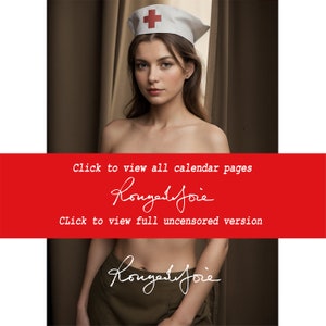 Hot Military Nurse 2024 chapter 1 Wall Calendar (calendar naked women pin-up big breasts nsfw)