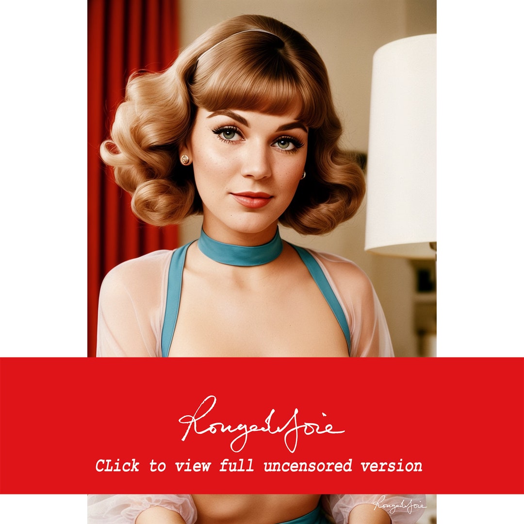 Hot 60's Stepford Wife by Rougedejoie pin up Naked Nude Girl Woman Pin