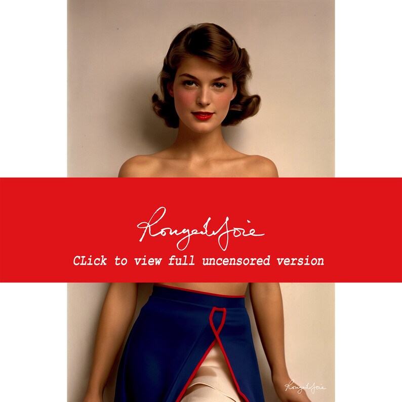 Hot Teacher VI by Rougedejoie pin up Naked Nude Girl Woman - Etsy