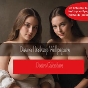 The Baker&#39;s Apprentices (12 artworks) Digital Desktop Wallpaper Big breasts women