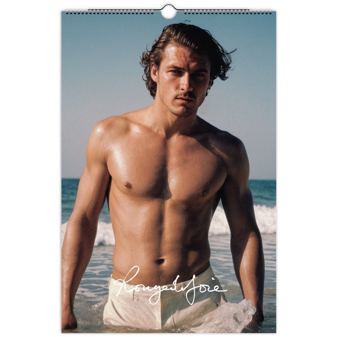 Ocean Male 2024 Calendar Naked Men for Women Lgbt Gay by Rougedejoie Etsy