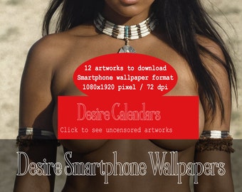 Nativi americani (12 opere) Sfondo per smartphone digitale donna nuda con grandi seni