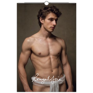Neoclassic Male 1 2024 calendar naked men for women lgbt gay by rougedejoie