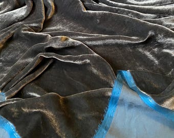 Tela de terciopelo de seda cortada a medida – Terciopelo de morera de lujo para prendas de vestir, cortinas y decoración.