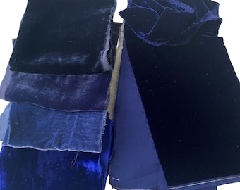 70+ Colors Silk Velvet Fabric Scraps/Remnants – Mulberry Velvet Pieces for Craft, Quilting & Patchwork