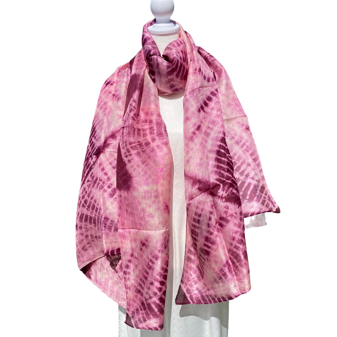 100% Mulberry Silk Paisley Print Women Scarf