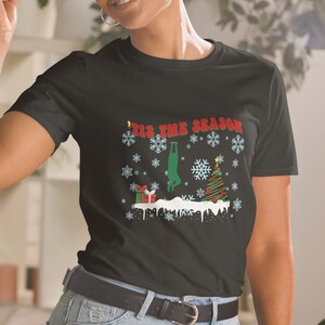 Holiday T-Shirt: Ziplining In Winter!