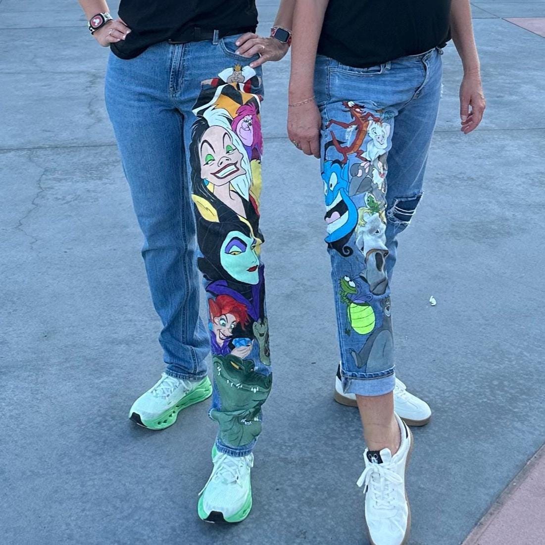 Painted jeans - Etsy 日本
