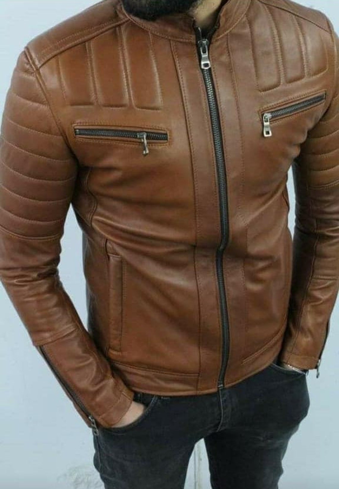 Leather Jackets Etsy