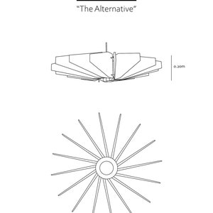 HELIX The Alternative Houten hanglamp Plafondlamp Moderne look Eik Gezellig licht Houten Kroonluchter afbeelding 8