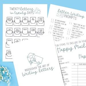 Kit de escritura de cartas / Arte de escribir cartas / Descarga digital instantánea