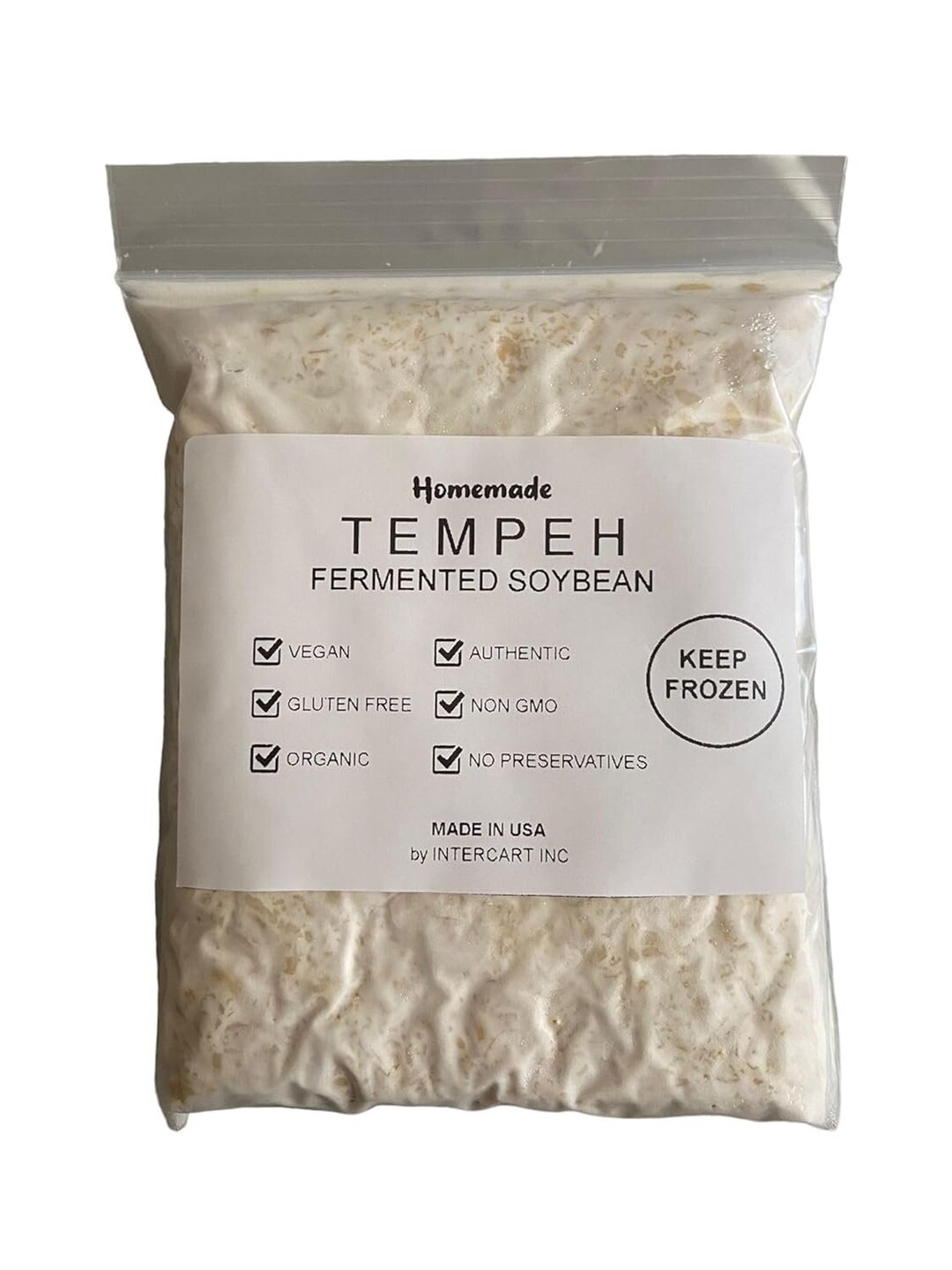 Fresh Tempeh Organic Natural Home Made Process Soybean for High Protein