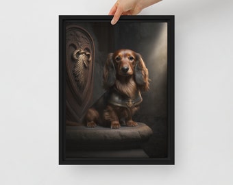 The Orphan King: A Majestic Young Dachshund Inherits the Throne of His Father