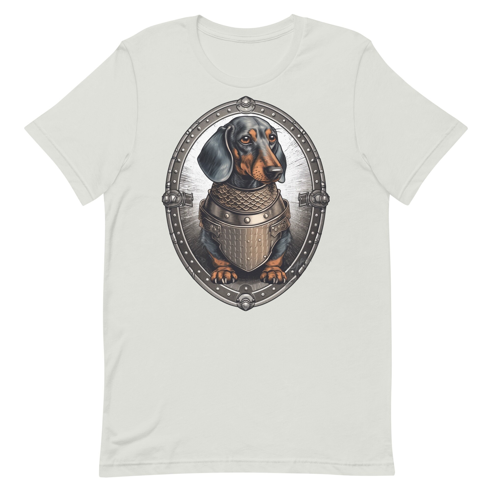 The Valiant Warrior Wiener Dog, Depicted in All Its Glory, Adorns 