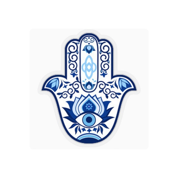 Chic Hamsa Evil Eye Kiss-Cut Stickers