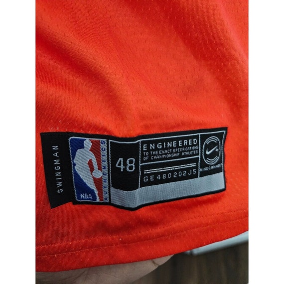 Nike Mitchell Utah Jazz 45 Orange Gradient City S… - image 5