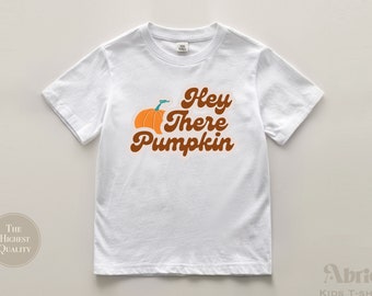 Pumpkin Patch Toddler Shirt - Autumn Retro Kids Tee - Earth Tone Halloween Toddler Top