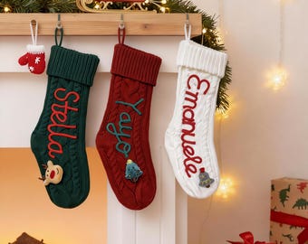 Personalized Family Christmas Stockings Set - Pet Christmas Stocking - Holiday Stockings Gift - Xmas Stockings Gift 2025