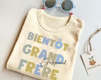 Soon-to-be Big Brother Toddler Shirt - Future Big Brother Kids Tee - Pregnancy Announcement Toddler Tee