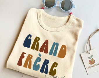 "Big Brother" T-shirt | Surprise Pregnancy Announcement | Gift for Future Big Brother | Sibling Outfit | Chic and Original Announcement