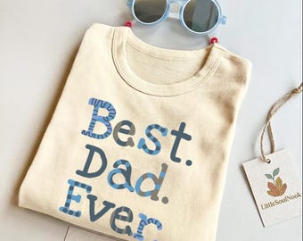 Best Dad Ever Toddler Shirt - I Love Dad Father's Day Shirt - Father's Day Tattoo Dad Kids Tee - I Love Daddy T-shirt - New Dad Gift