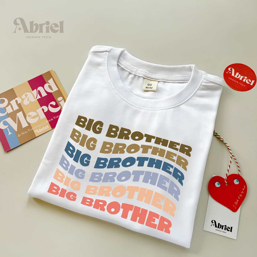 Big Brother Shirt Est 2017 for Adults and Kids and Toddlers