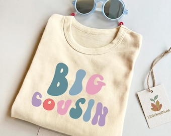 Big Cousin Toddler Tee - Cute Big Cousin Gift - Pregnancy Announcement - Toddler Shirt