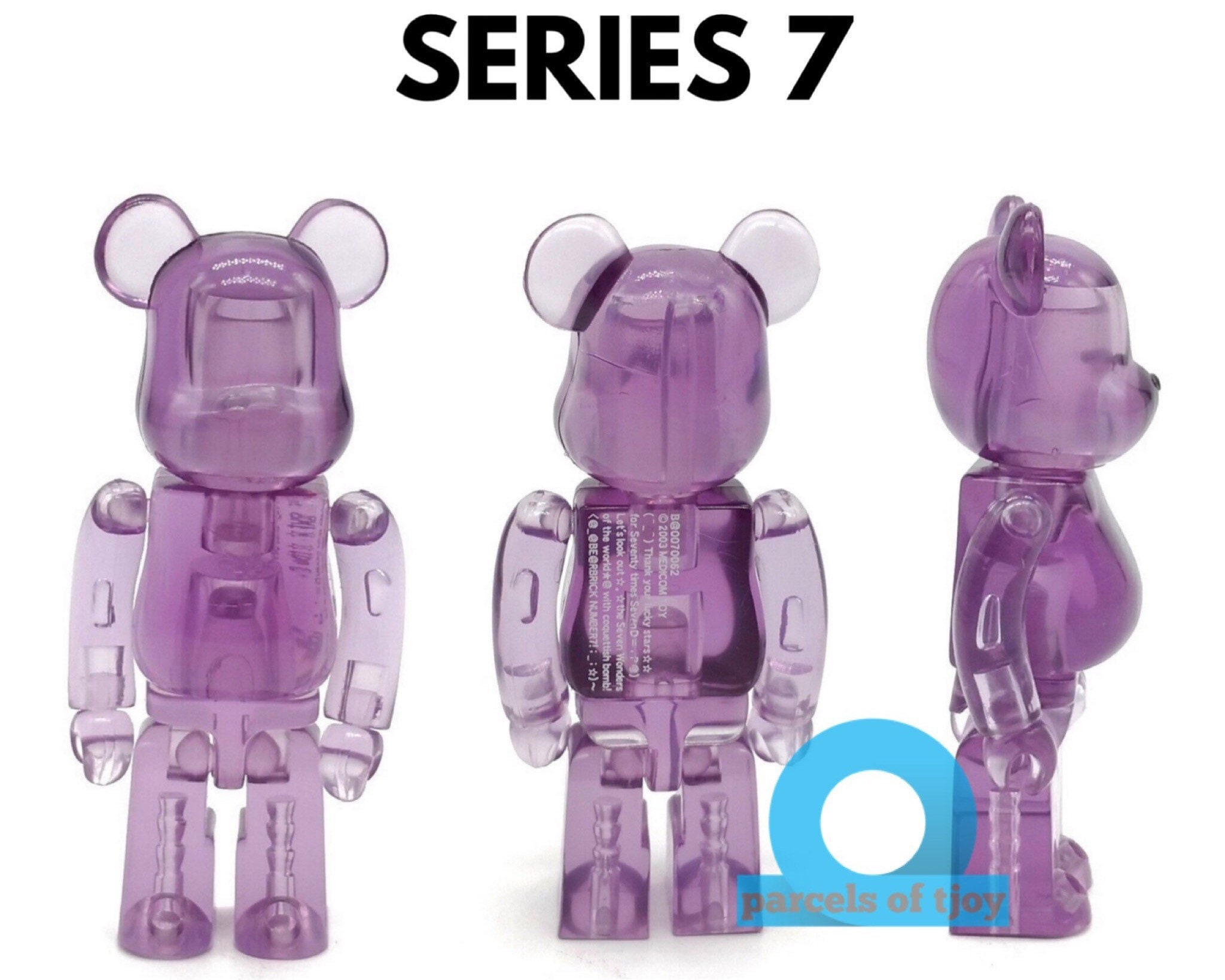 Medicom Toys Bearbrick 100% Series 7 Vintage Figure Jelly - Etsy