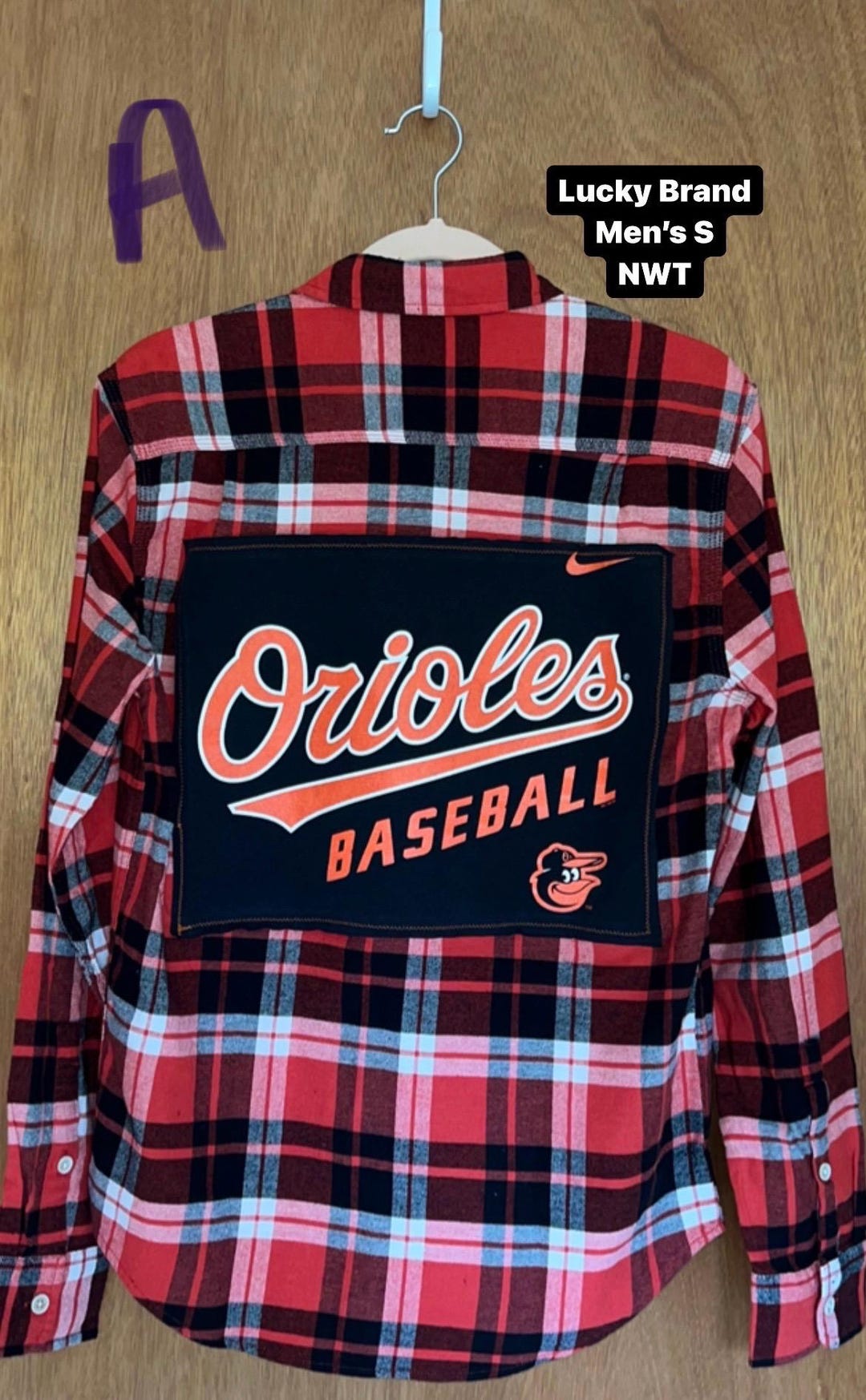orioles dress shirt Men's Antigua White Baltimore Orioles Associate Button Down Dress Shirt Size: Small