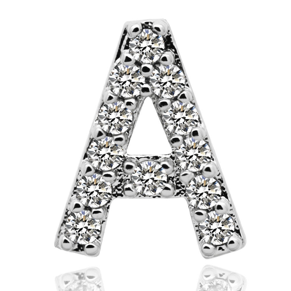 18k Gold Custom Diamond Letter Grillz Custom Letter Grillz Etsy