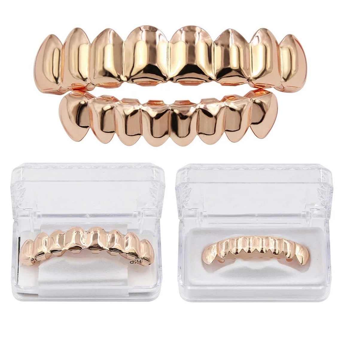 Gold Grillz, Silver Grillz, Rose Gold Grillz, Grillz Teeth, Top Grill