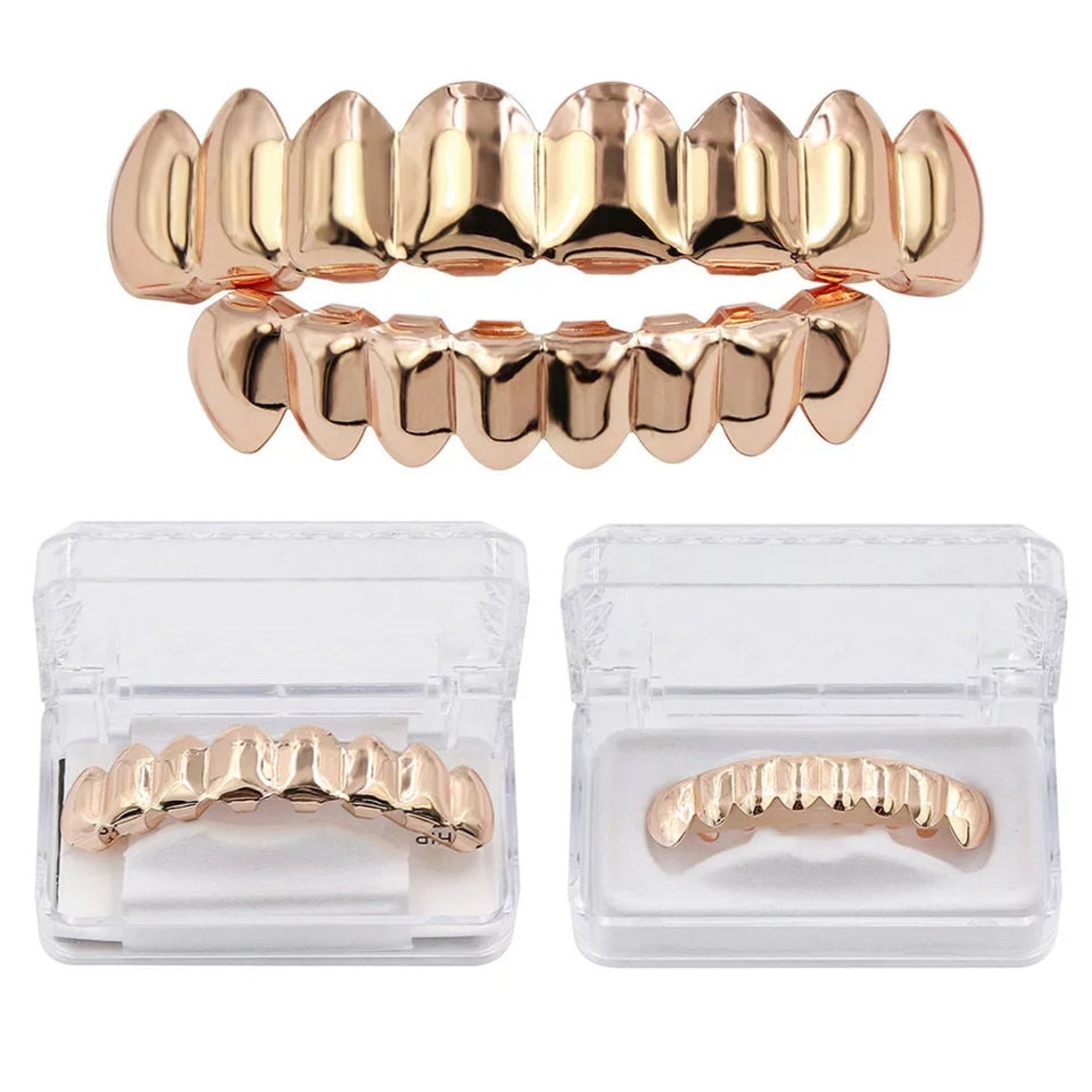 Gold Grillz, Silver Grillz, Rose Gold Grillz, Grillz Teeth, Top Grill