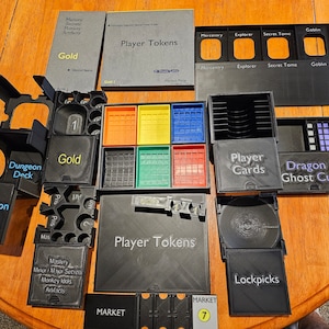Clank Catacombs Color Inserts With Adventuring Party and Lairs & Lost Chambers
