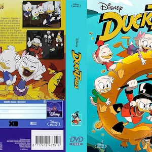 2 splendidI dvd set-box storica serie animata "Ducktales Avventure di paperi" 4 stagioni  1987-1990 in italiano