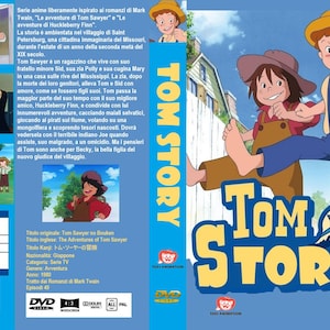 splendido dvd set-box mitica serie tv animata 1980 "Tom Story" (le avventure di tom sawyer)
