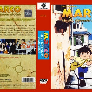 splendido dvd set-box storica serie animata "Marco dagli Appennini alle Ande" 1976 in italiano