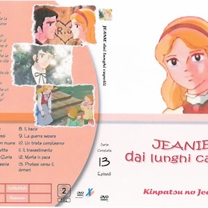 splendido dvd set-box storica serie animata "Jeanie dai lunghi capelli" 1979 in italiano