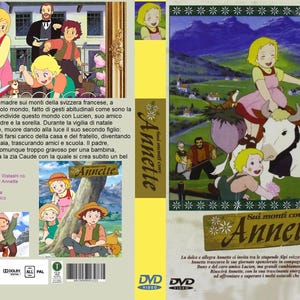 splendido dvd set-box  mitica serie TV animata "Sui Monti con Annette"  in italiano