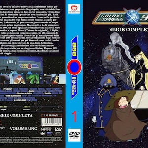2 splendidi dvd set-boxes storica serie animata "Galaxy Express 999" anni 70' in italiano