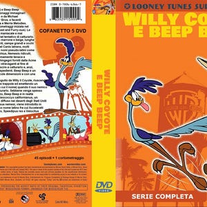 spendido dvd set-box serie tv animata fuori catalogo "Willie Coyote e Beep beep"    in italiano