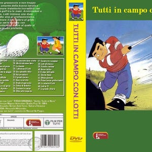 splendido dvd set-box serie tv animata fuori catalogo "Tutti in campo con Lotti" in italiano