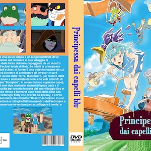 splendido dvd set-box storica serie animata "Principessa dai capelli ble" 1986 in italiano