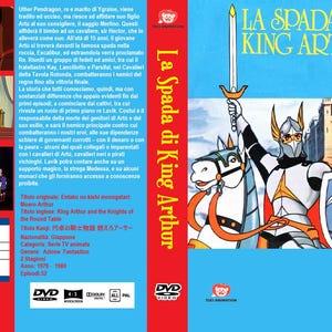 splendido dvd set-box  mitica serie TV animata "La spada di King Arthur"  in italiano