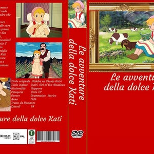 spendido dvd set-box serie tv animata fuori catalogo "Le avventure della Dolce Kati"  1984 8 dvd in italiano