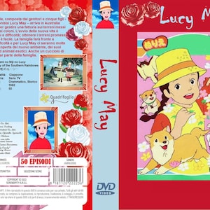spendido dvd set-box serie tv animata fuori catalogo "Lucy May"  1982 8 dvd in italiano
