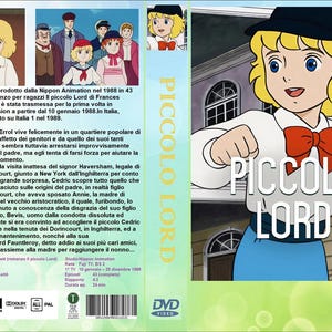 splendido dvd set-box storica serie animata "Piccolo Lord 1988 in italiano