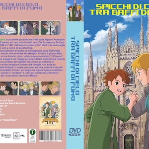 splendido dvd set-box storica serie animata "Spicchi di cielo tra baffi di fumo" 1995 in italiano