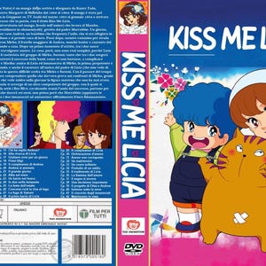 splendido dvd set-box serie storica serie tv animata "Kiss me Licia"  6 dvd 42 episodi in italiano